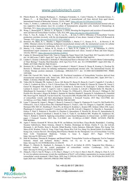 Review: MSCs and Exosomes Production