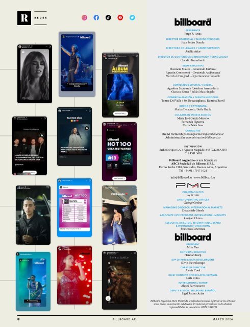 Billboard AR Marzo 2024