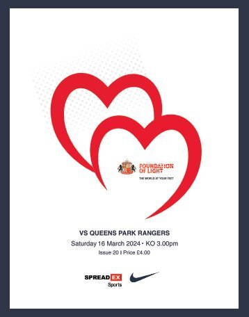 Sunderland AFC v Queens Park Rangers