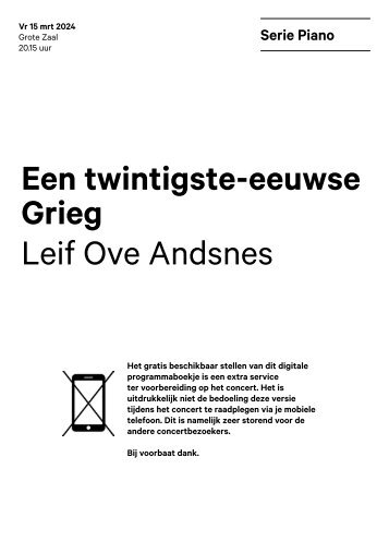 2024 03 15 Een twintigste-eeuwse Grieg - Leif Ove Andsnes