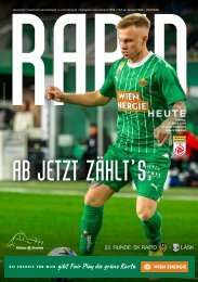 Rapid HEUTE: SK Rapid vs. LASK