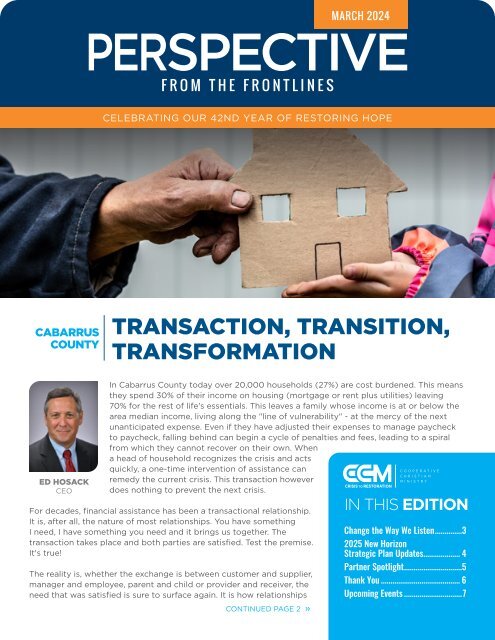 CCM March 2024 Perspective Newsletter