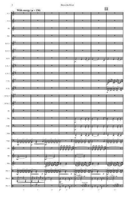 Brave the River(big) - Score