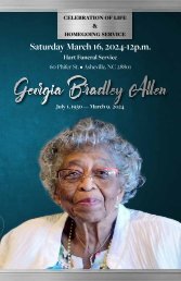 Georgia Allen Memorial Program