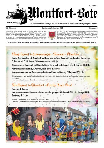 14.03.2024 Montfort-Bote