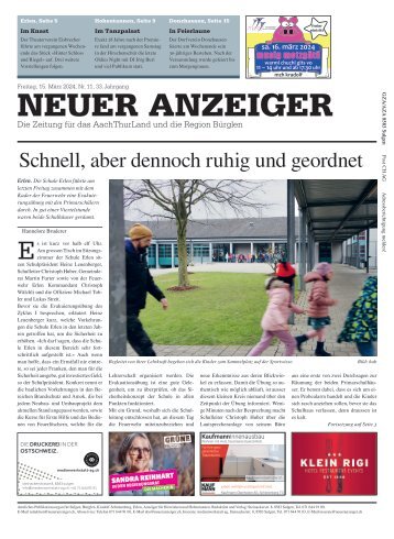 Neuer Anzeiger 15. März 2024