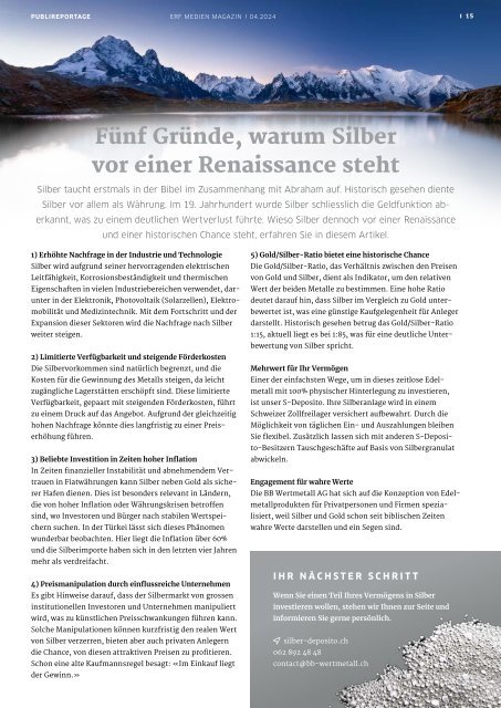 ERF Medien Magazin April 2024