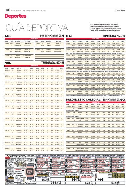 Guía Deportiva 16-03-2024