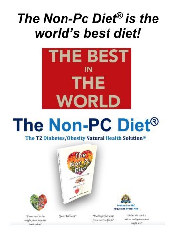 The Non Pc Diet® is the best diet in the world 
