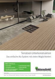 Terratool-Unterkonstruktion