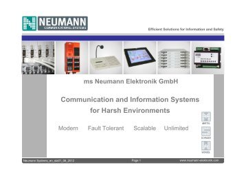 Neumann-Systems - Neumann Elektronik