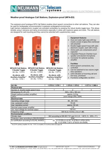 ms NEUMANN ELEKTRONIK GmbH - TELECOM systems bv