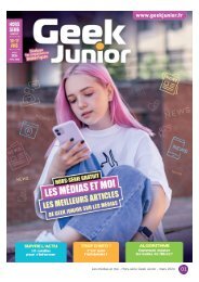 Les médias et moi - Hors-série Geek Junior - Mars 2024