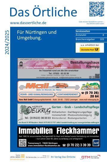 Nürtingen und Umgebung ÖTB 24/25