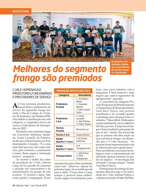 Revista C.Vale Janeiro/Fevereiro de 2024