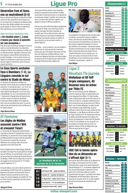 Journal wiwsport n371 - 18 mars 2024