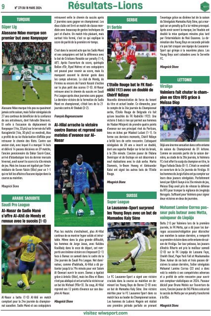 Journal wiwsport n371 - 18 mars 2024