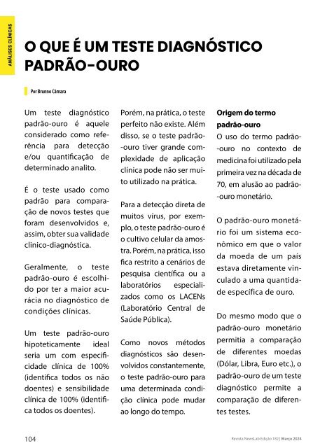 Revista Newslab Edição 182