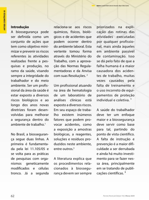 Revista Newslab Edição 182