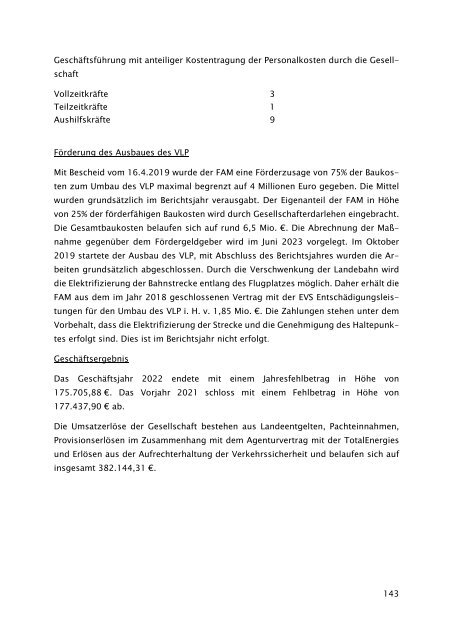 Beteiligungsbericht der StädteRegion Aachen zum Stichtag 31.12.2022