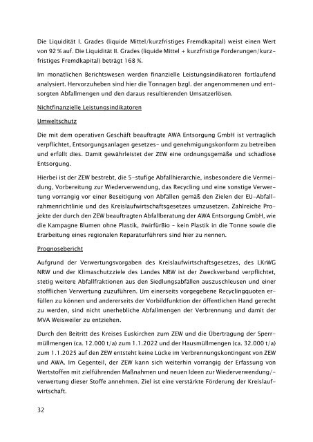 Beteiligungsbericht der StädteRegion Aachen zum Stichtag 31.12.2022