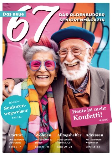 Das neue 67 - Das Oldenburger Magazin für Senioren