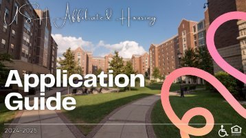 Incoming Students Application Guide