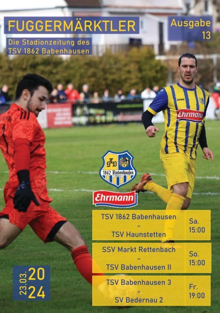 202403023 Fuggermärktler TSV 1862 Babenhausen – TSV Haunstetten