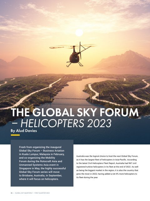 Asian Sky Quarterly 2023 Q1