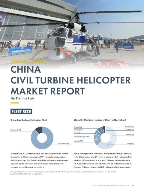 Helicopter Fleet Report YE 2023