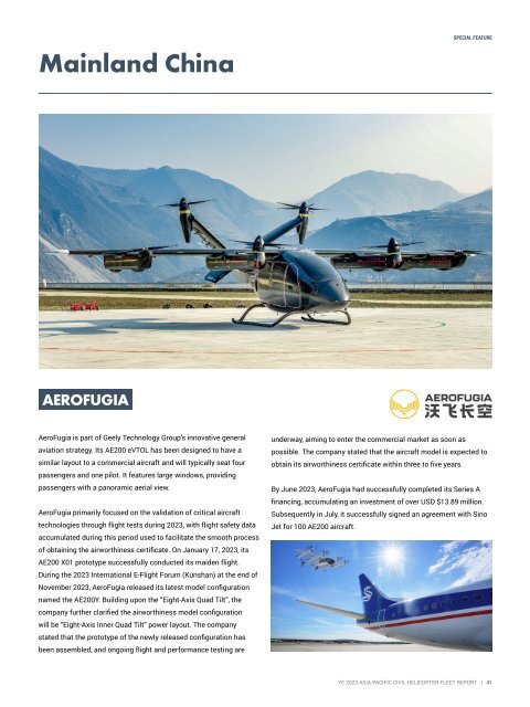 Helicopter Fleet Report YE 2023