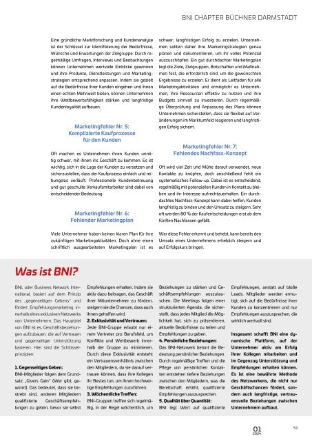 M das Magazin für Wirtschaft und Gesellschaft - Darmstadt No. 01 2024