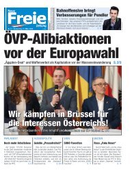 ÖVP-Alibiaktionen vor der Europawahl 