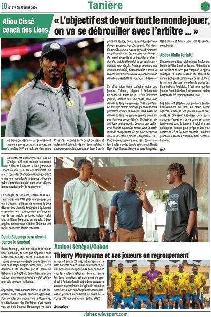 Journal wiwsport n372 - 20 mars 2024