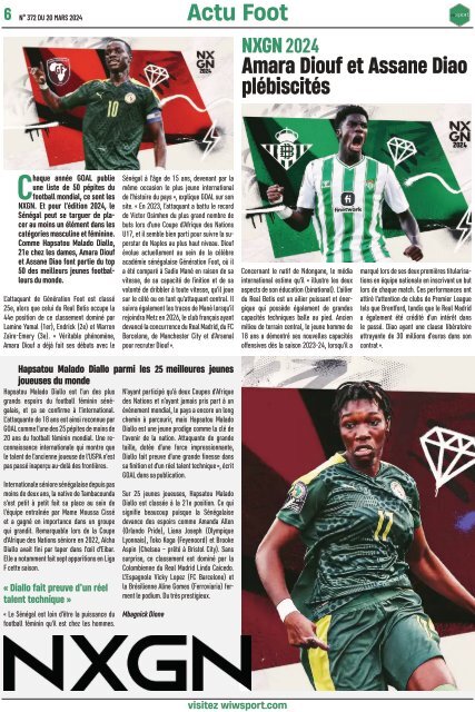 Journal wiwsport n372 - 20 mars 2024