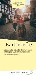 Barrierefrei Südliche Weinstrasse