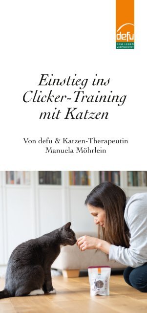 defu Broschüre - Clicker-Training Katze