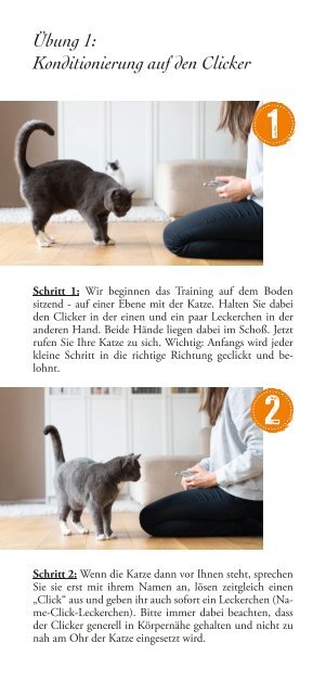 defu Broschüre - Clicker-Training Katze