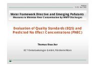 Evaluation of Quality Standards (EQS) - EU Project Neptune