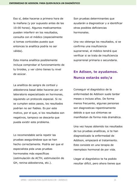 GP001 Enfermedad de Addison
