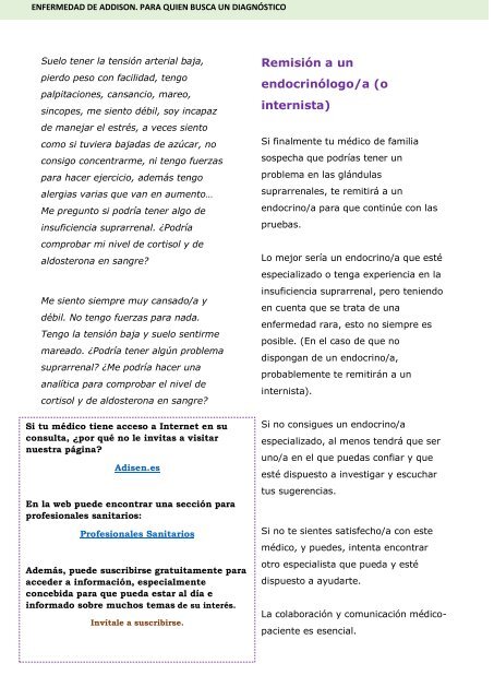 GP001 Enfermedad de Addison