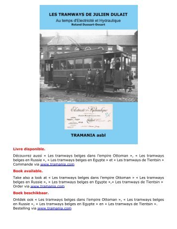 Livre "Les tramways de Julien DULAIT"