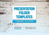 Presentation Folder Templates 1