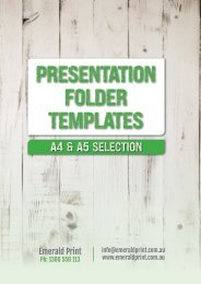 Presentation Folder Templates 2