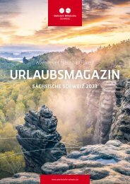 Urlaubsmagazin - Elbsandsteingebirge 2023 