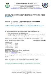 Dachau Einladung Hoopers Seminar HFD Sept
