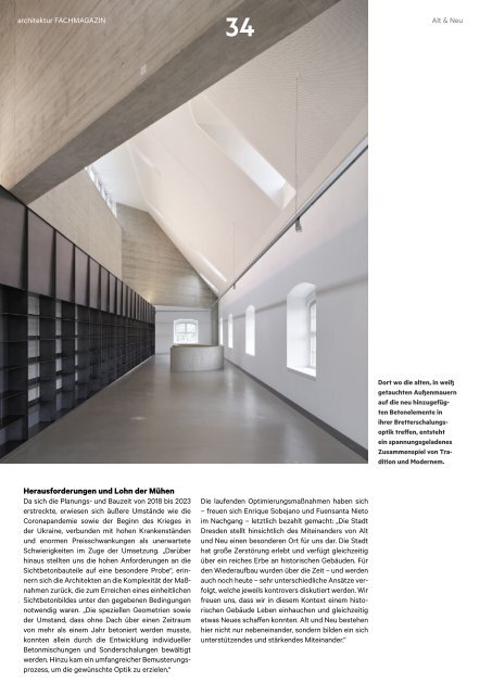 architektur FACHMAGAZIN Ausgabe 1 2024