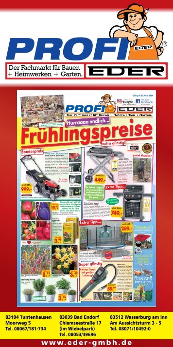 Hurra endlich Frühlingspreise 