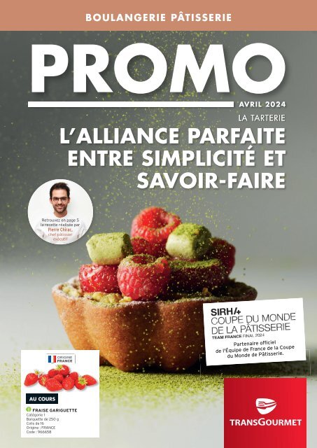 Promo Boulangerie-Pâtisserie - Avril 2024
