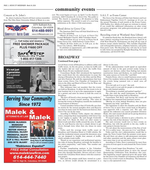 Grove City Messenger - March 24th, 2024